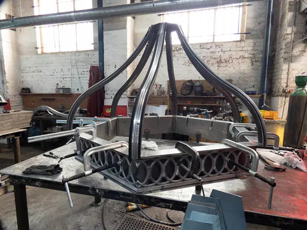 Preserving the past to delight the present: manufacturing the gazebo using Victorian designs from Morecambe Pier