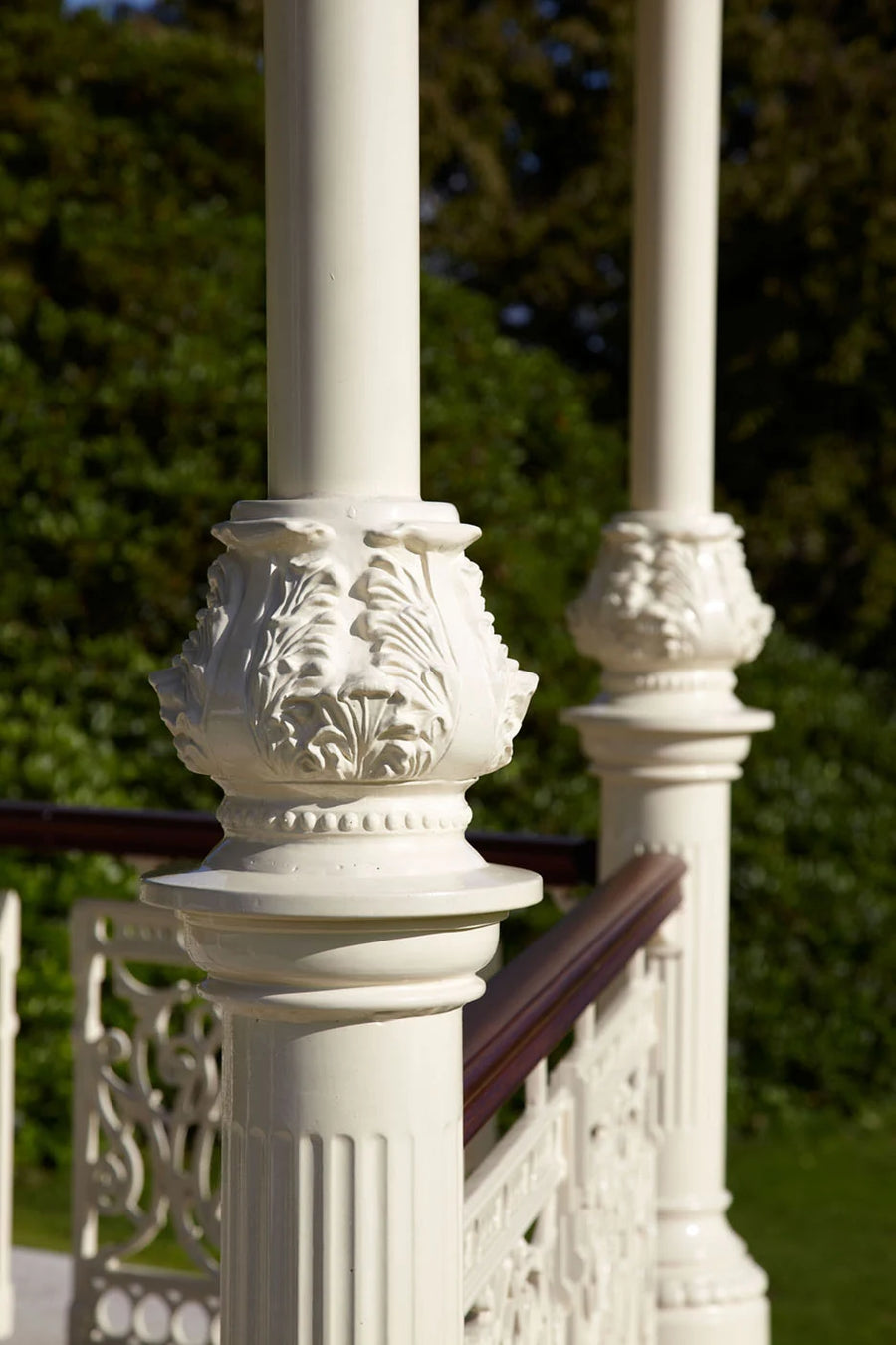ELABORATE CAST COLUMNS