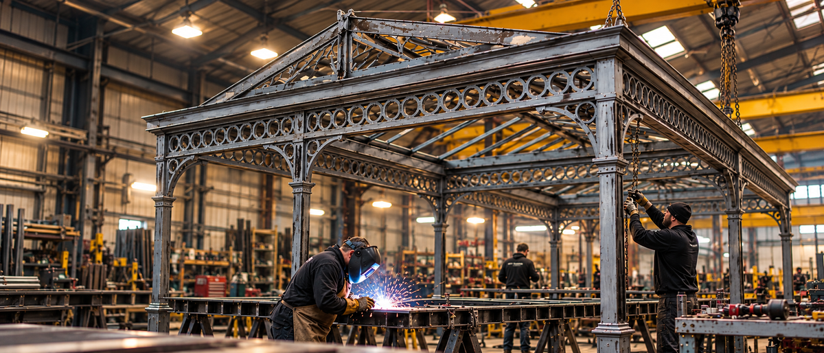 Bespoke architectural metalwork, designed and built in Yorkshire