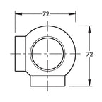 Brass Side Outlet Elbow